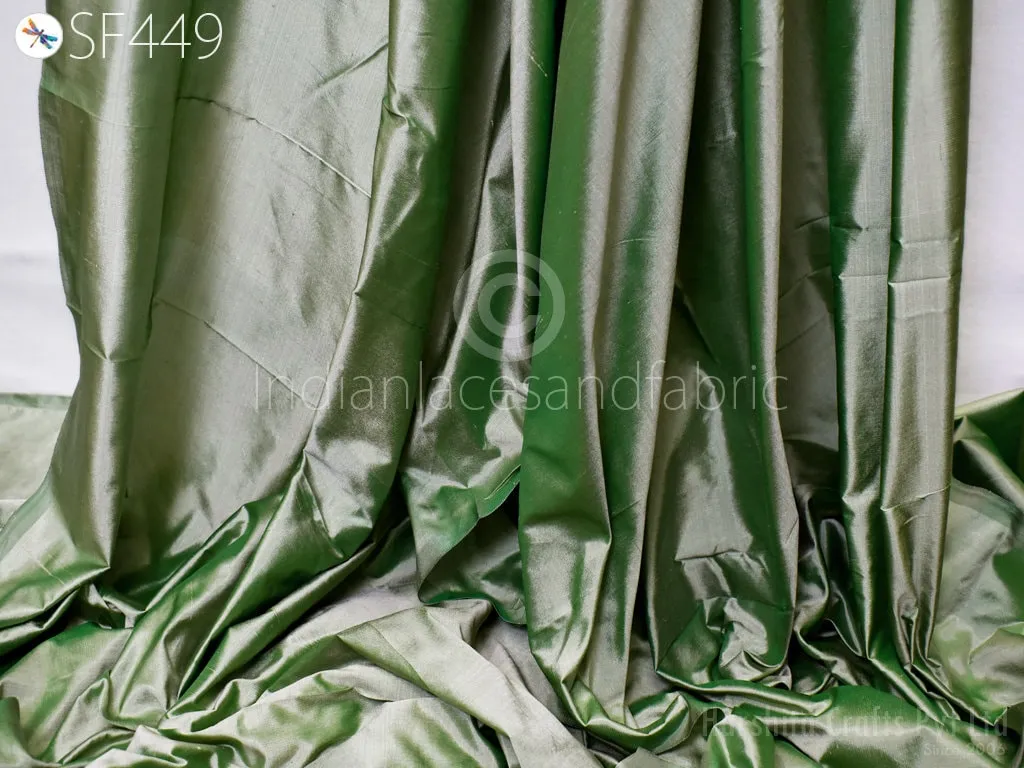 60gsm Iridescent Indian Silk Fabric by the yard Pure Mulberry Silk Scarf Costume Apparel Wedding Evening Dresses Lamp Shades Wall Covering