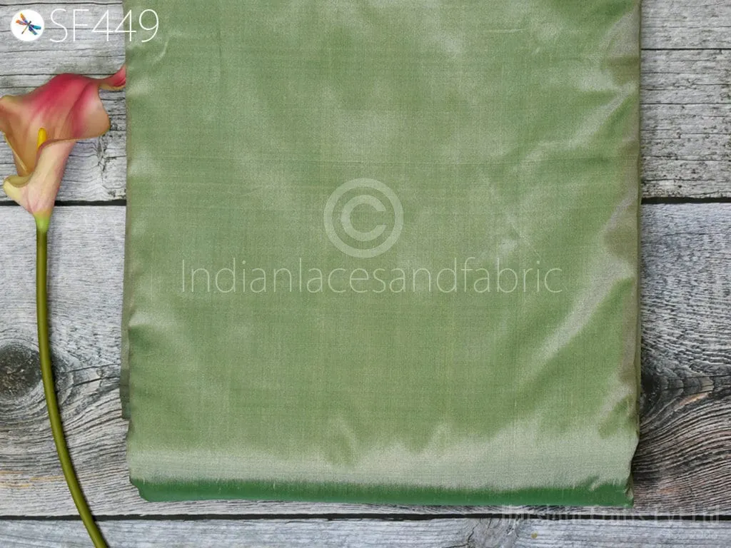 60gsm Iridescent Indian Silk Fabric by the yard Pure Mulberry Silk Scarf Costume Apparel Wedding Evening Dresses Lamp Shades Wall Covering