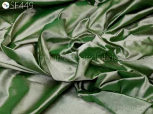 60gsm Iridescent Indian Silk Fabric by the yard Pure Mulberry Silk Scarf Costume Apparel Wedding Evening Dresses Lamp Shades Wall Covering