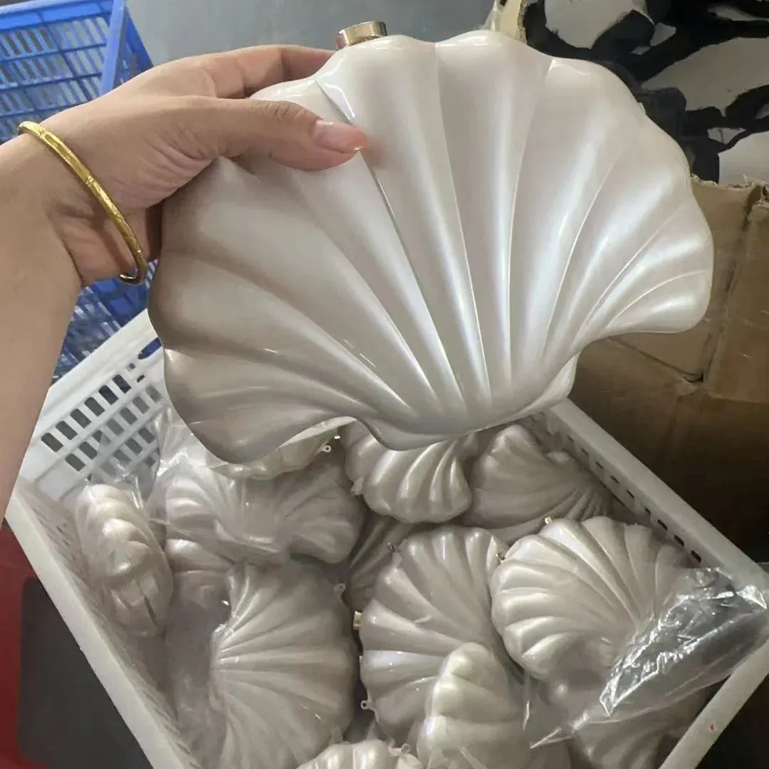 Acrylic Shell Clutch Bag
