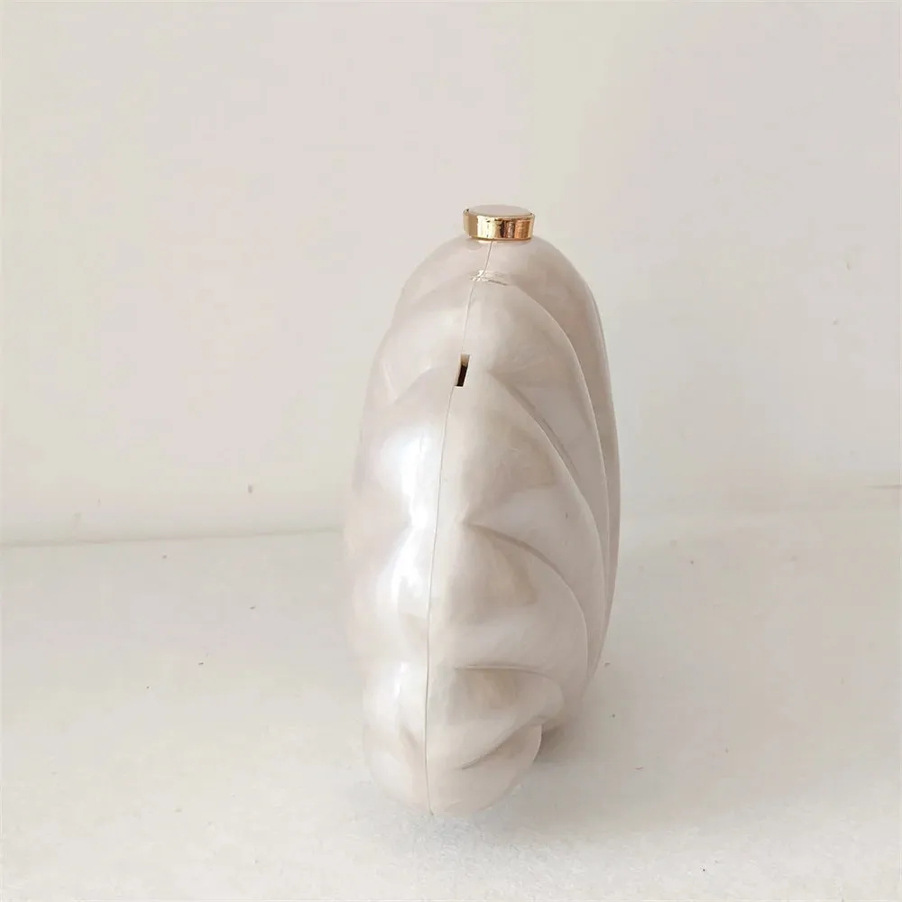 Acrylic Shell Clutch Bag