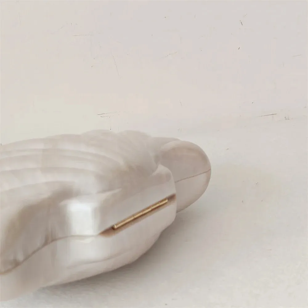 Acrylic Shell Clutch Bag