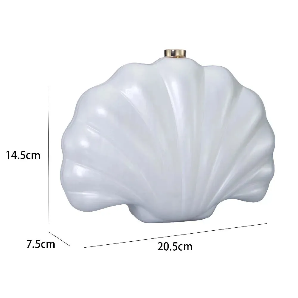 Acrylic Shell Clutch Bag