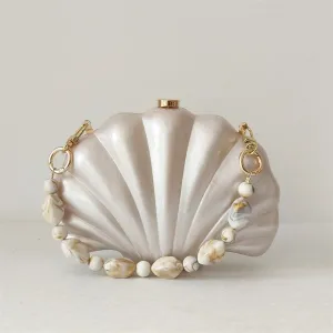 Acrylic Shell Clutch Bag