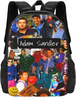 Adam Actors Sandler Backpack Laptop Computer Backpacks Travel Bag Double Shoulder Daypack for Work Hiking 15.6 Inch