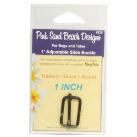 Adjustable Slide Buckle in Black Nickel