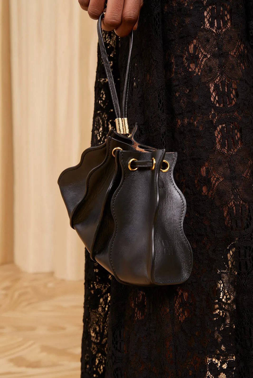 Adria Pleated Wave Mini Crossbody Ulla Johnson