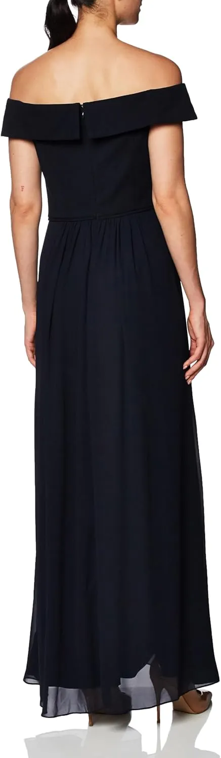 Adrianna Papell Women's Crepe Chiffon Gown