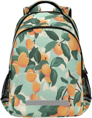 ALAZA Seamless Peaches Backpacks for Girls Boys Kids Travel Laptop Daypack School Book Bag for Teens