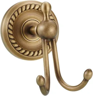 Alipis Retro Bronze Wall Mounted Coat Hook Antique European Single Hanging Hanger for Clothes Coats Hats and Accessories Space Saving Design for Home and Office