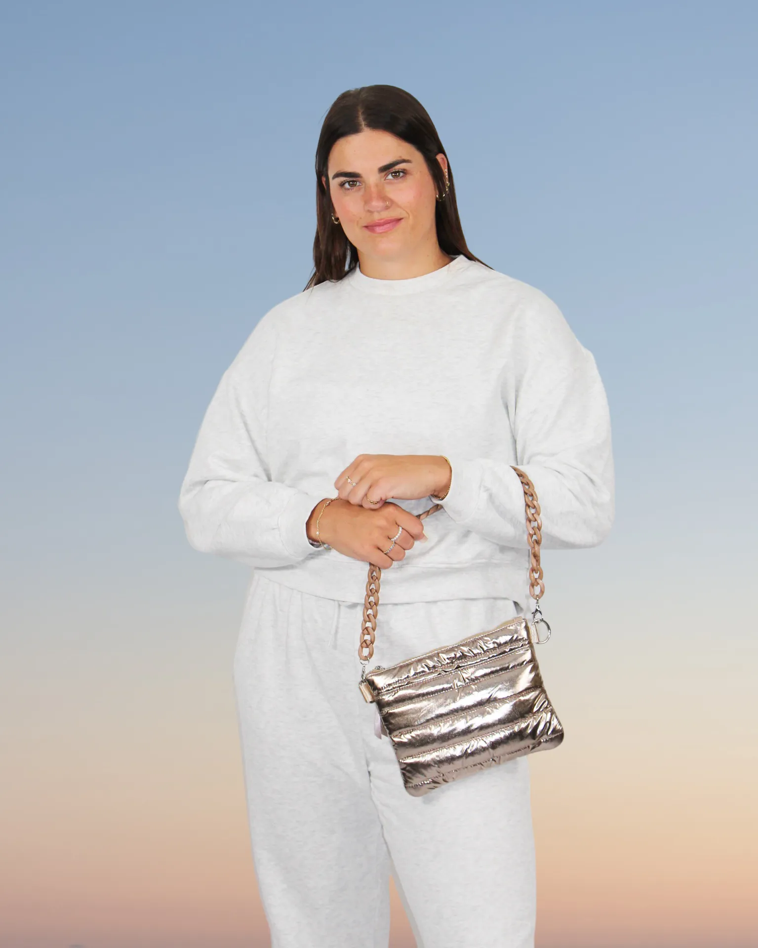 Allie Puffer 4-in-1 Bag Gold