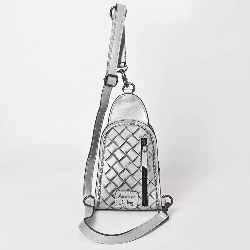 American Darling Sling Hand Tooled Leather Women Bag Western Handbag Purse| Western Handbags |Leather Bag | Handbags Summer