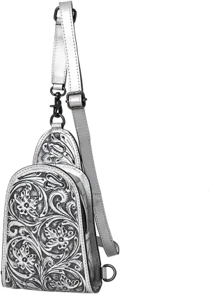 American Darling Sling Hand Tooled Leather Women Bag Western Handbag Purse| Western Handbags |Leather Bag | Handbags Summer