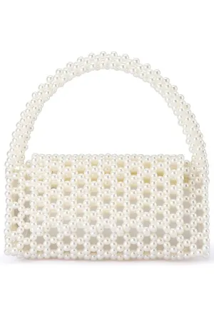 Amrita Bead Top Handle - Pearl
