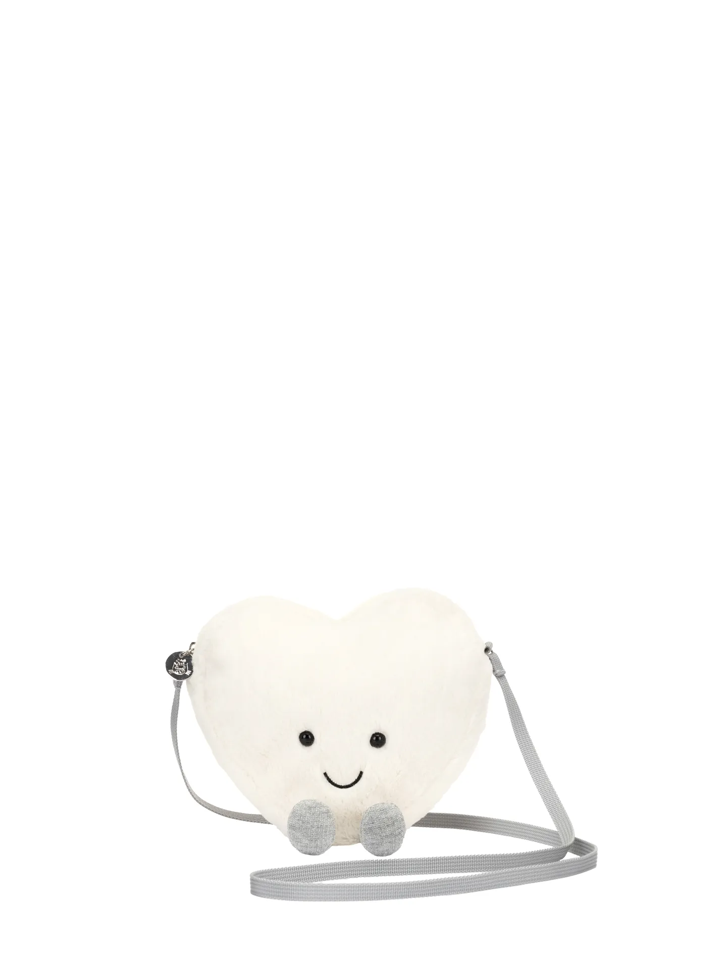 Amuseable Heart Bag, cream