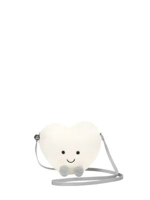 Amuseable Heart Bag, cream