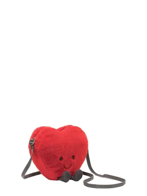Amuseable Heart Bag, red
