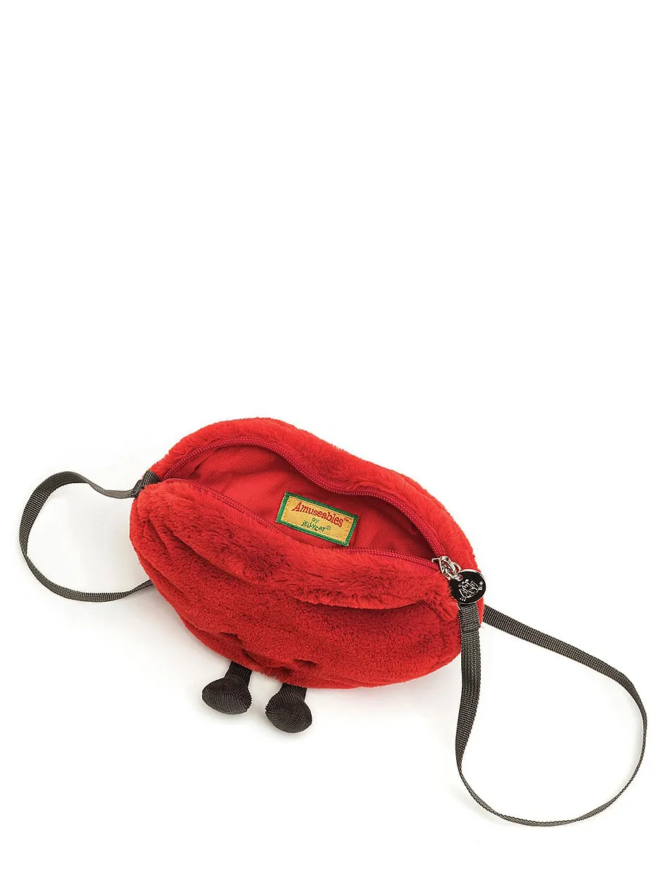 Amuseable Heart Bag, red