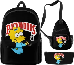 Anime Backpacks Casual Laptop Backpack Travel Bags for Men Women