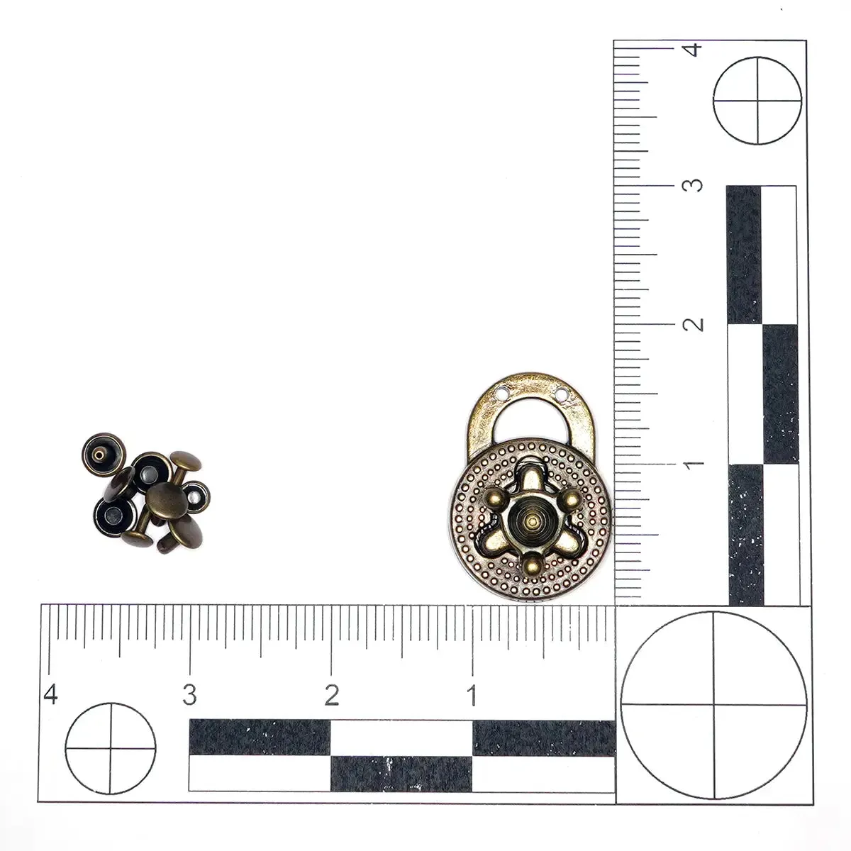 Antique Brass Turn Lock