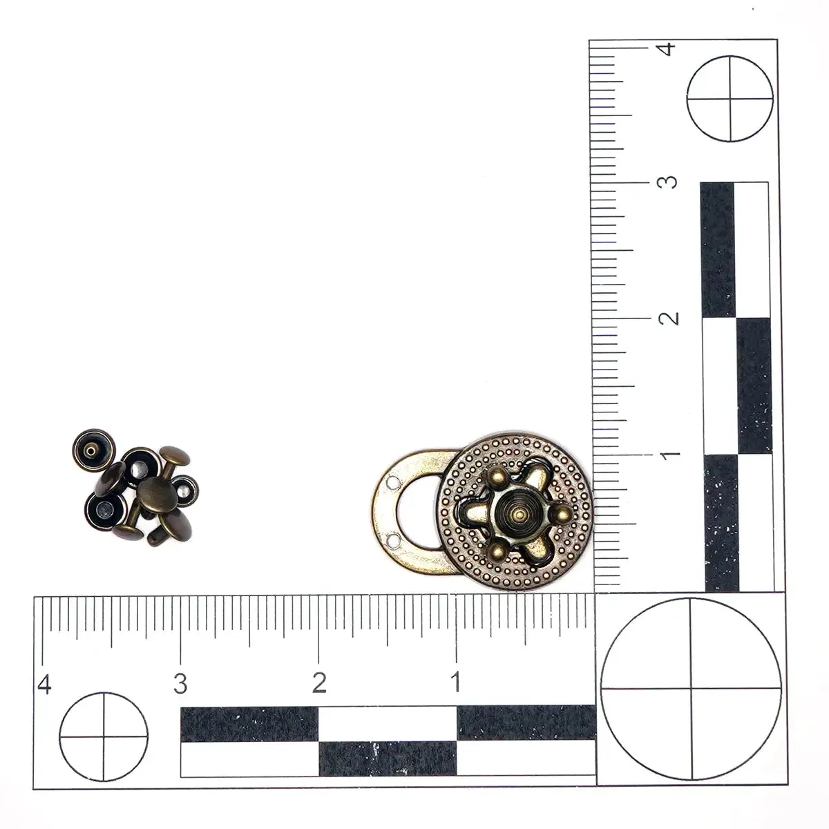 Antique Brass Turn Lock
