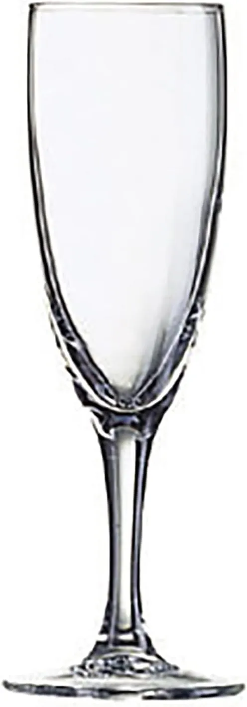 Arcoroc Elegance Champagne Flutes 6oz / 170ml, 37298, Pack of 12