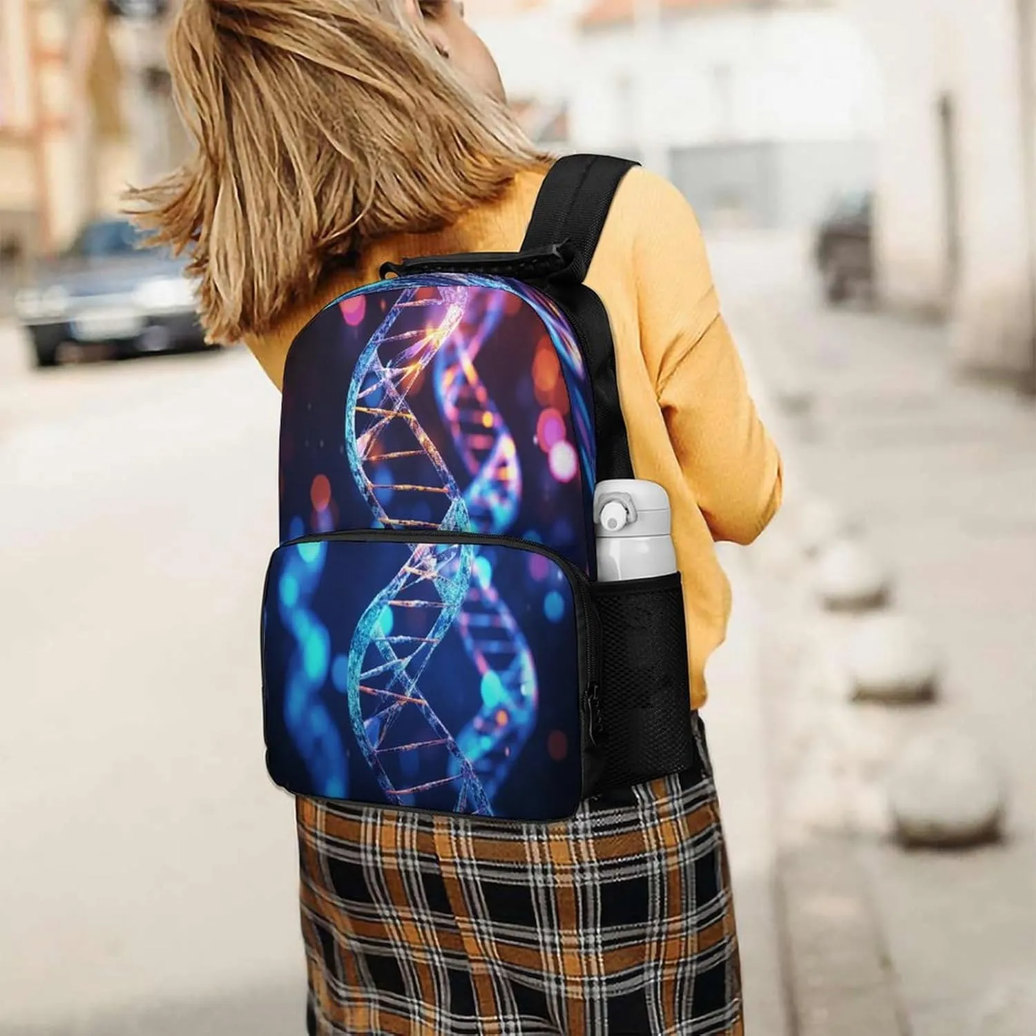 Backpacks DNA Genetic Helix Travel Bag Business Work Laptop Backpack