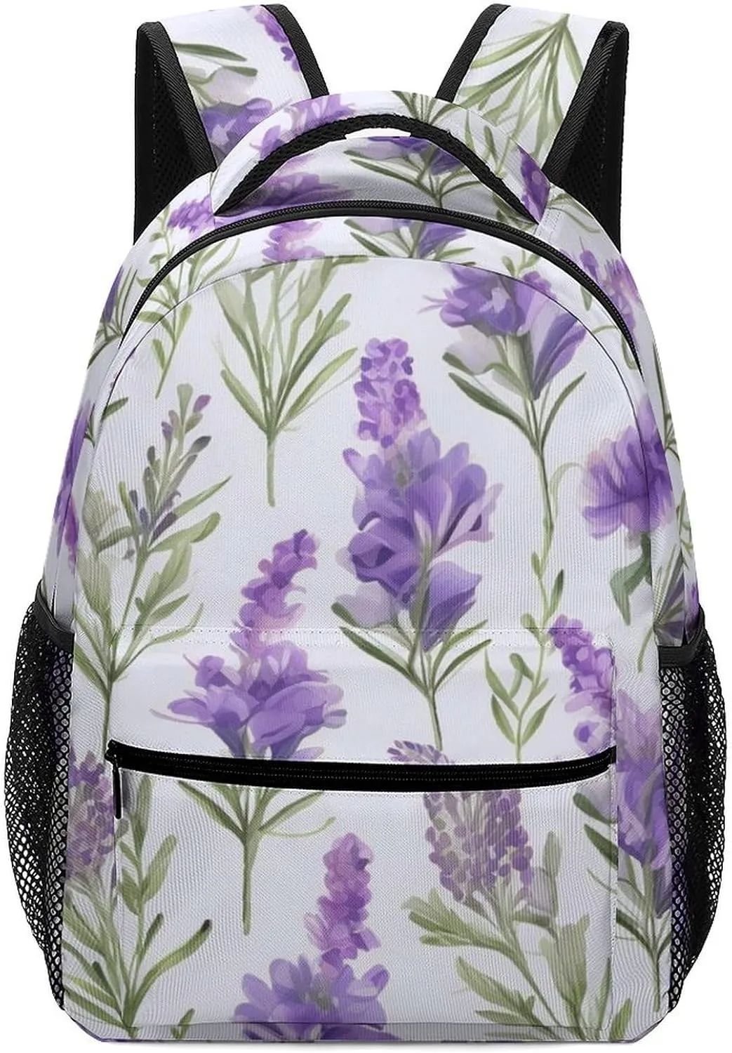 Backpacks Lavender Flowers Travel Bag Laptop Backpack Casual Daypack for Weekender Business Hiking
