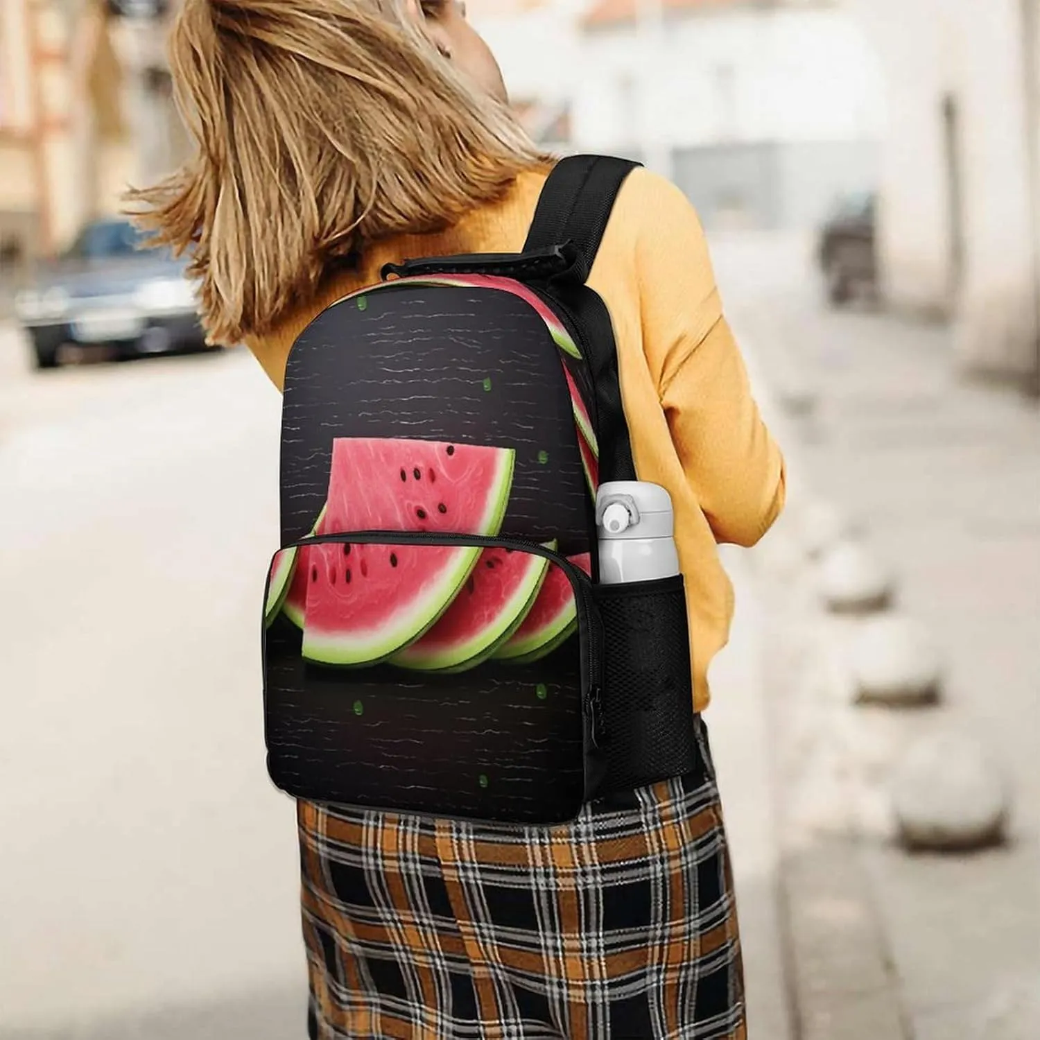 Backpacks Watermelon Fruit Travel Bag Business Work Laptop Backpack