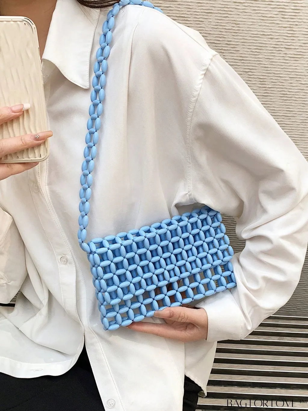 BagForLove - Beaded Mini Shoulder Bag: Elegant and Compact