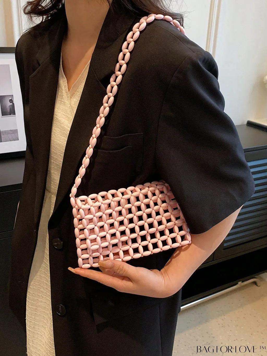 BagForLove - Beaded Mini Shoulder Bag: Elegant and Compact