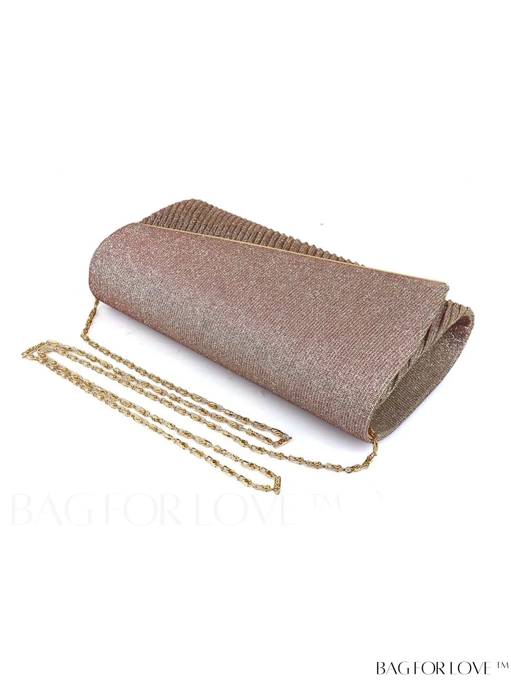 BagForLove - Exquisite Glitter Flap Evening Bag â Small, Glamorous, Perfect for Parties
