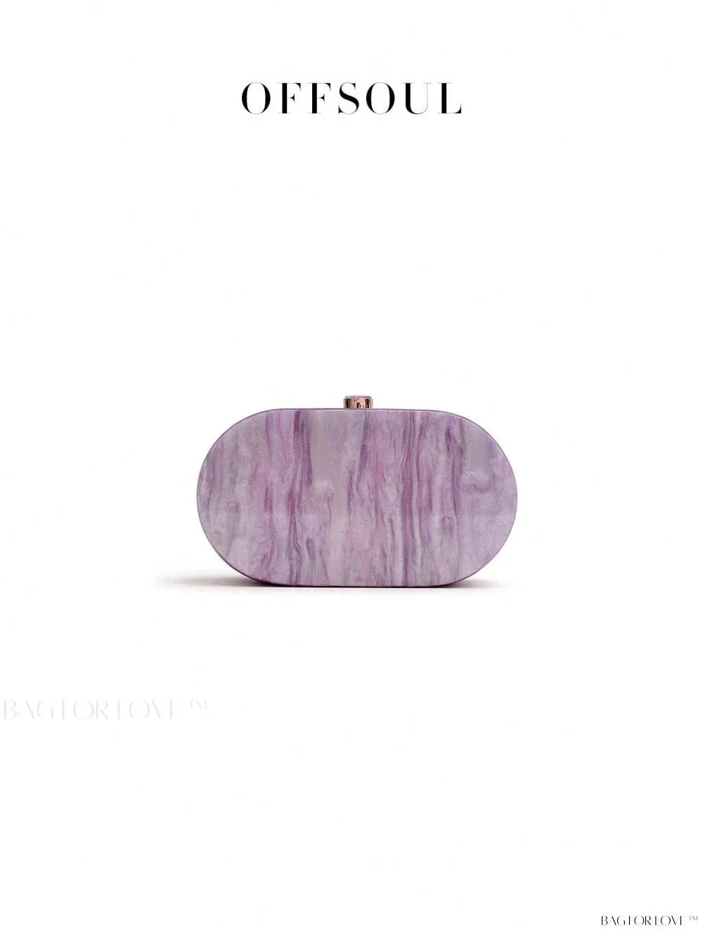 BagForLove - Marble Patterned Shoulder Bag for Sophisticated Ladies