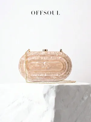 BagForLove - Marble Patterned Shoulder Bag for Sophisticated Ladies
