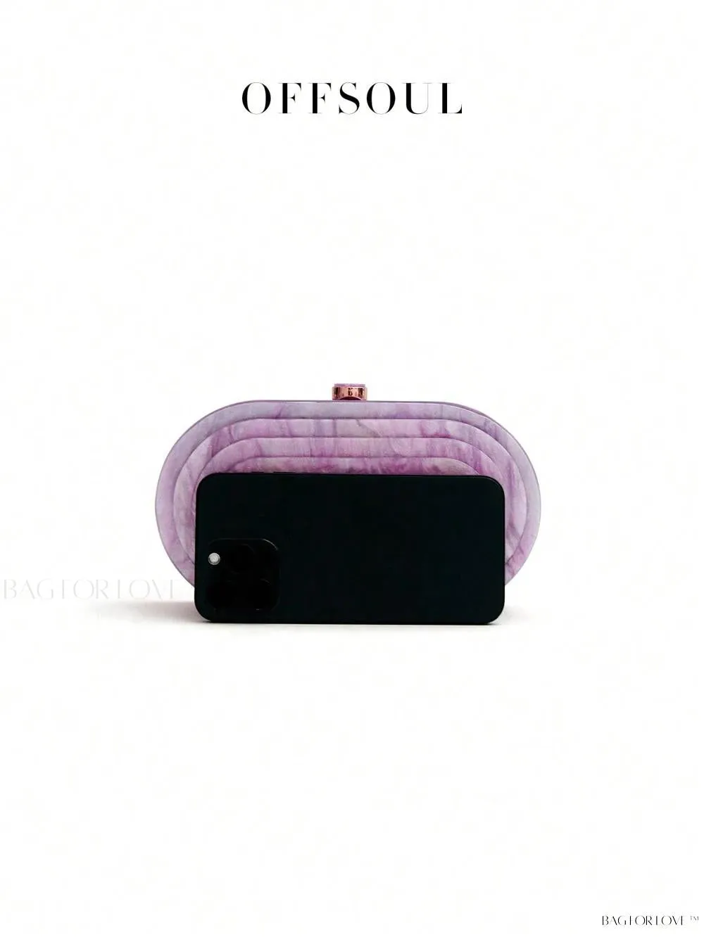 BagForLove - Marble Patterned Shoulder Bag for Sophisticated Ladies