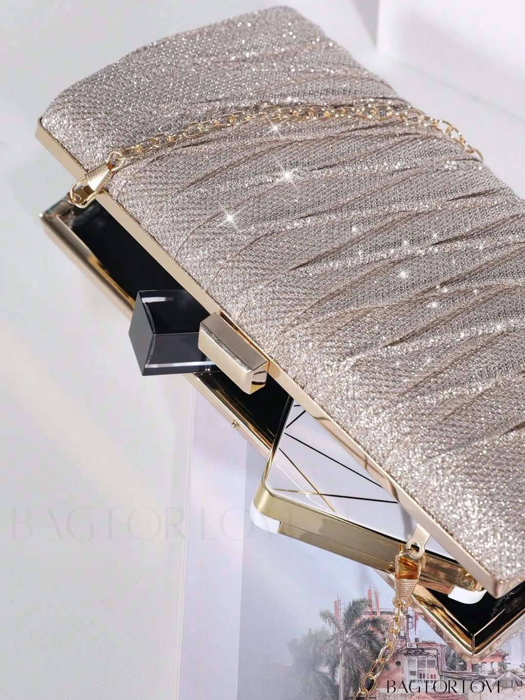 BagForLove - Prom Evening Bag Chain Strap - Glitter Decor Chain for Stylish Elegance