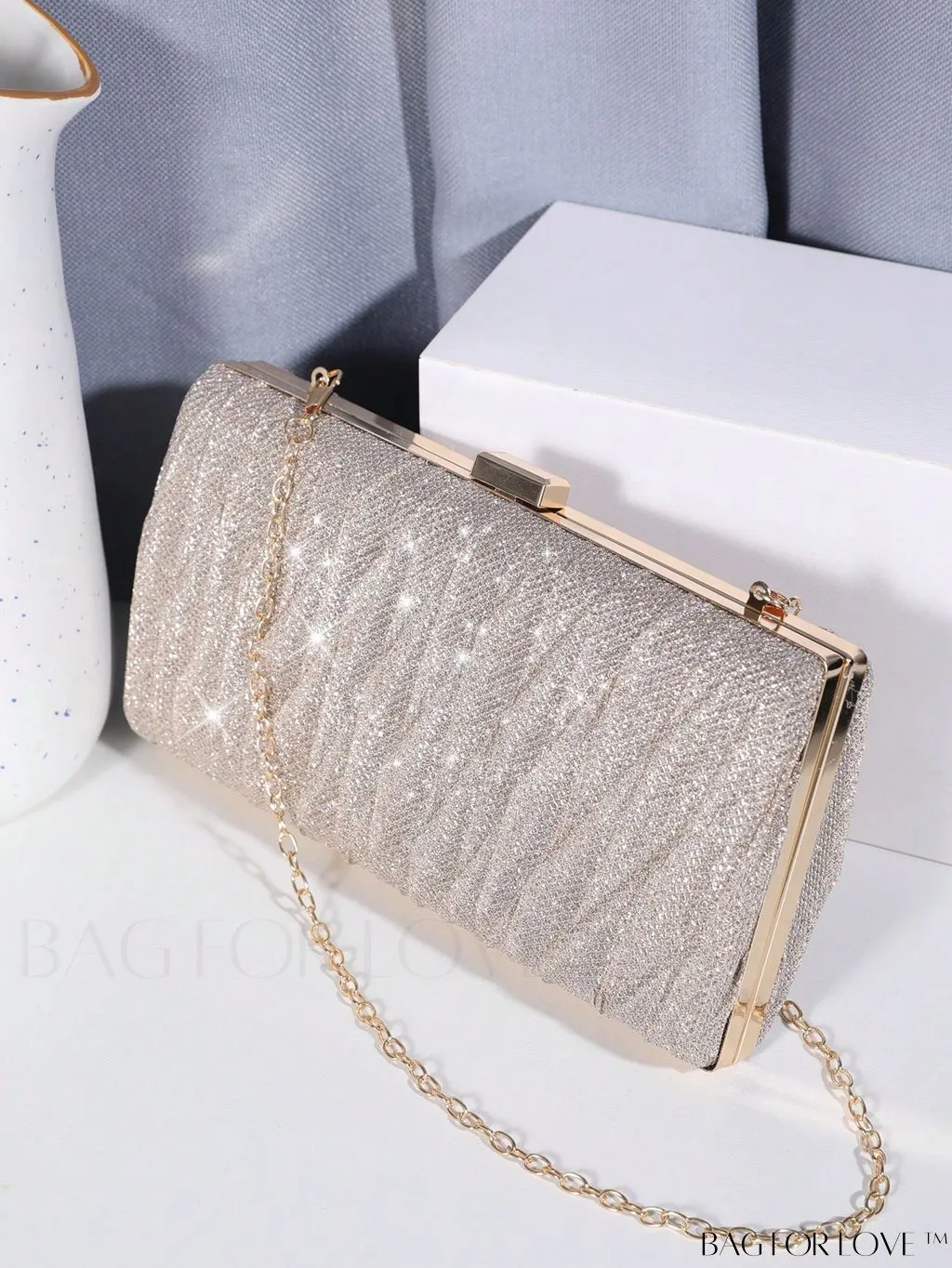 BagForLove - Prom Evening Bag Chain Strap - Glitter Decor Chain for Stylish Elegance