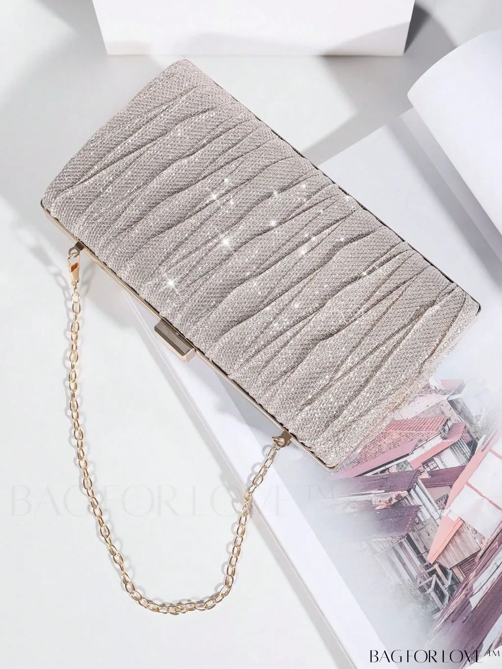 BagForLove - Prom Evening Bag Chain Strap - Glitter Decor Chain for Stylish Elegance