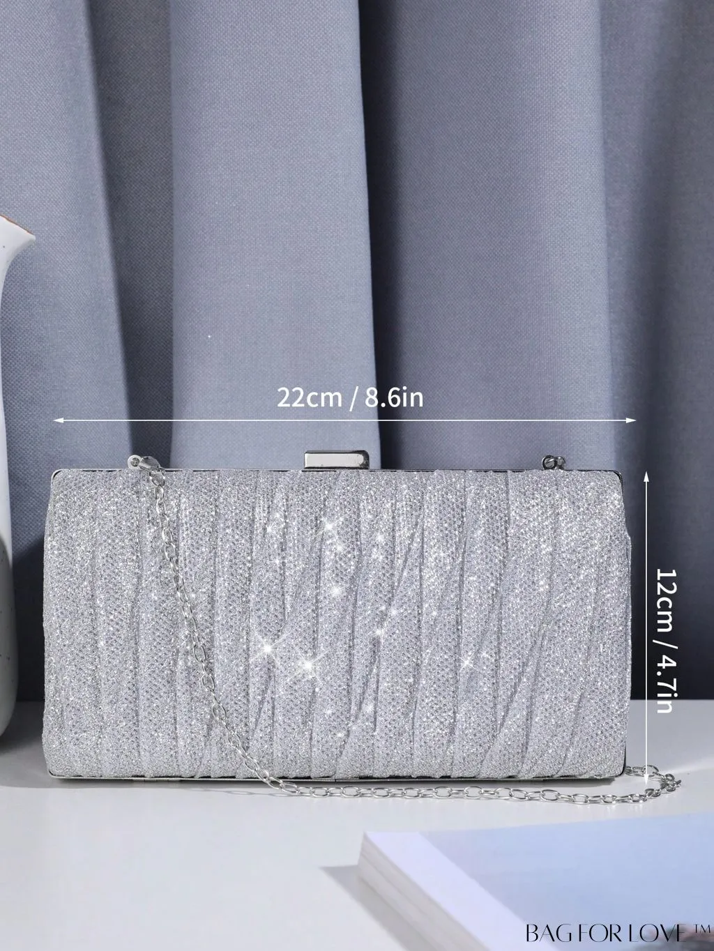 BagForLove - Prom Evening Bag Chain Strap - Glitter Decor Chain for Stylish Elegance