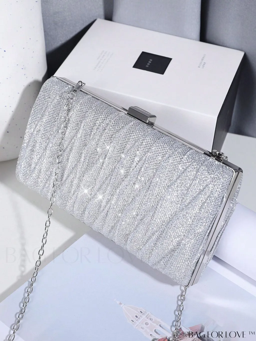 BagForLove - Prom Evening Bag Chain Strap - Glitter Decor Chain for Stylish Elegance