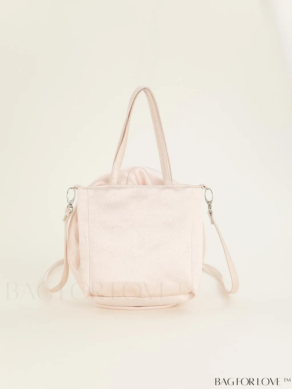 BagForLove - Satin 3D Flower Clutch Handbag: Elegant and Romantic for Parties, Weddings, and Evening Events
