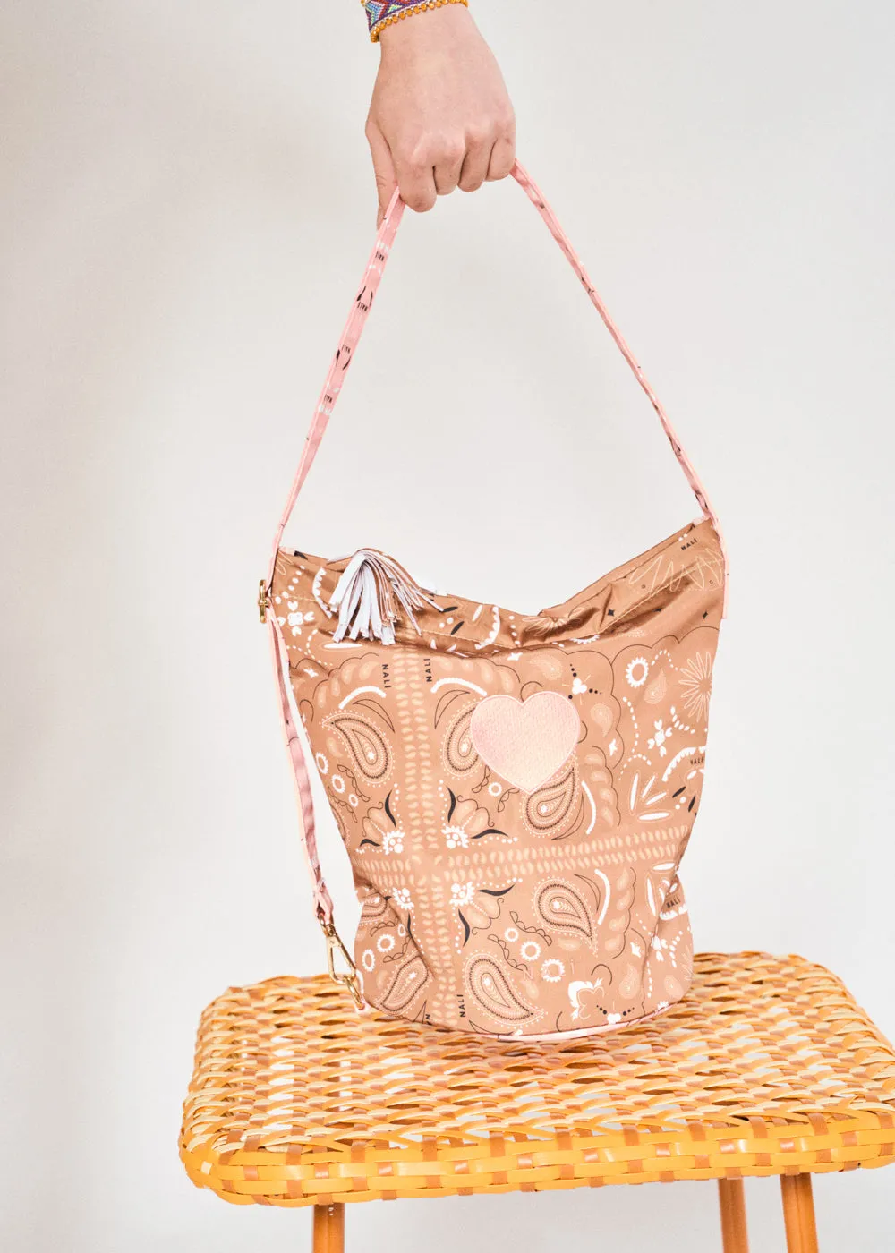 BANDANA BUCKET BAGS IN NYLON