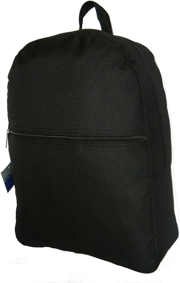 Basic Backpack Simple Bookbag Promotional Daypack School Bag Wholesale 50pcs