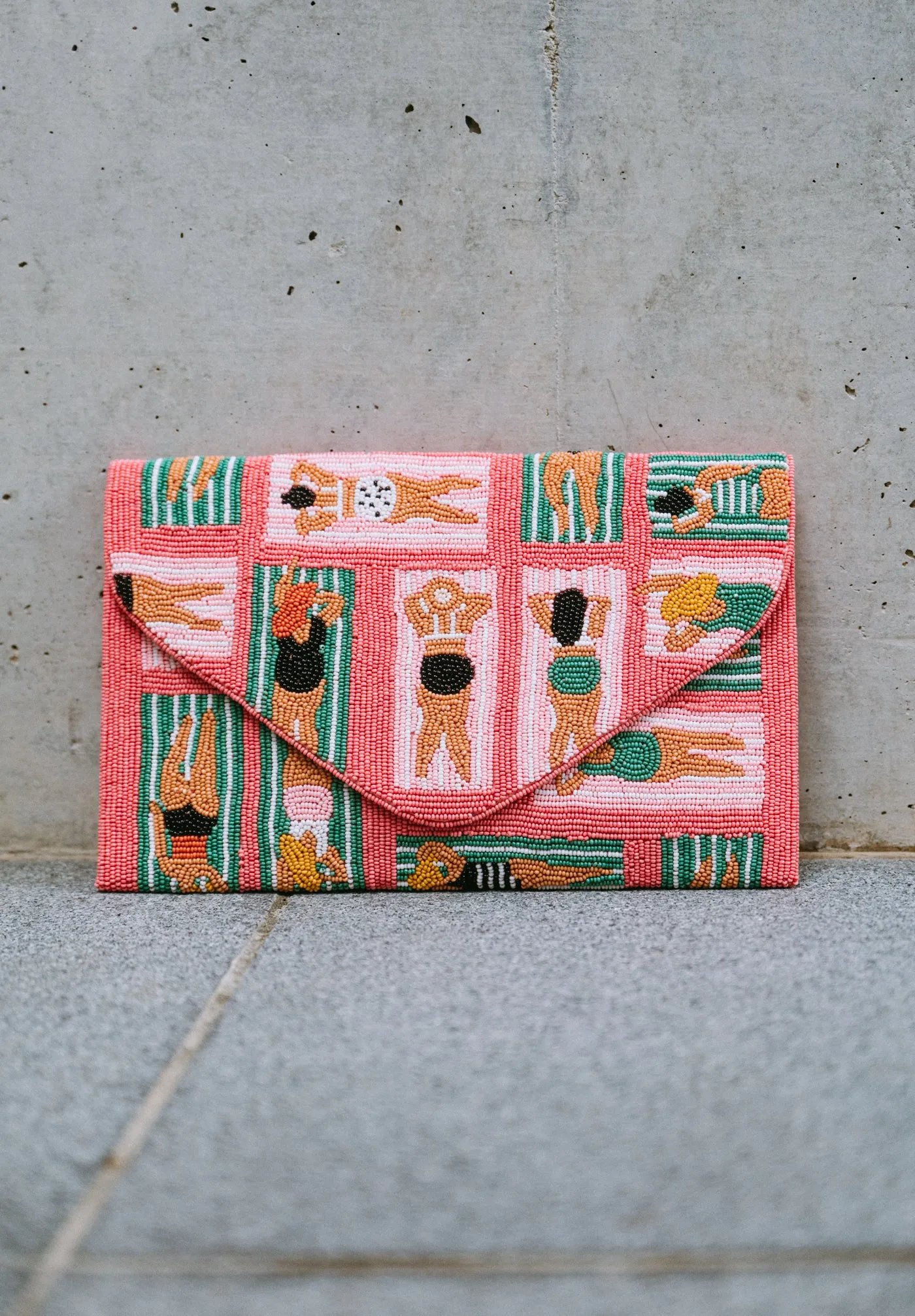 Beach Days Beaded Crossbody
