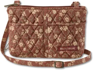 Bella Taylor Essentials Crossbody Purse with Built In Wallet