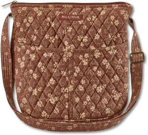 Bella Taylor Hipster Crossbody Purse for Women | Medium Size Shoulder Bag with Adjustable Strap