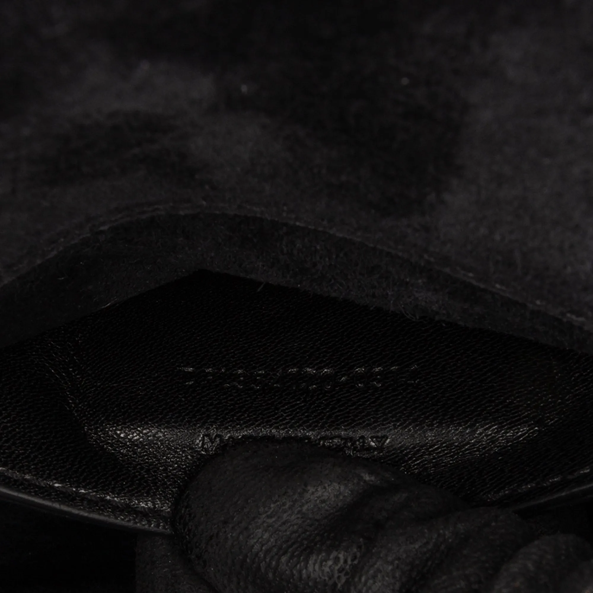 Black Saint Laurent Mini Croc Embossed Kate Tassel Crossbody