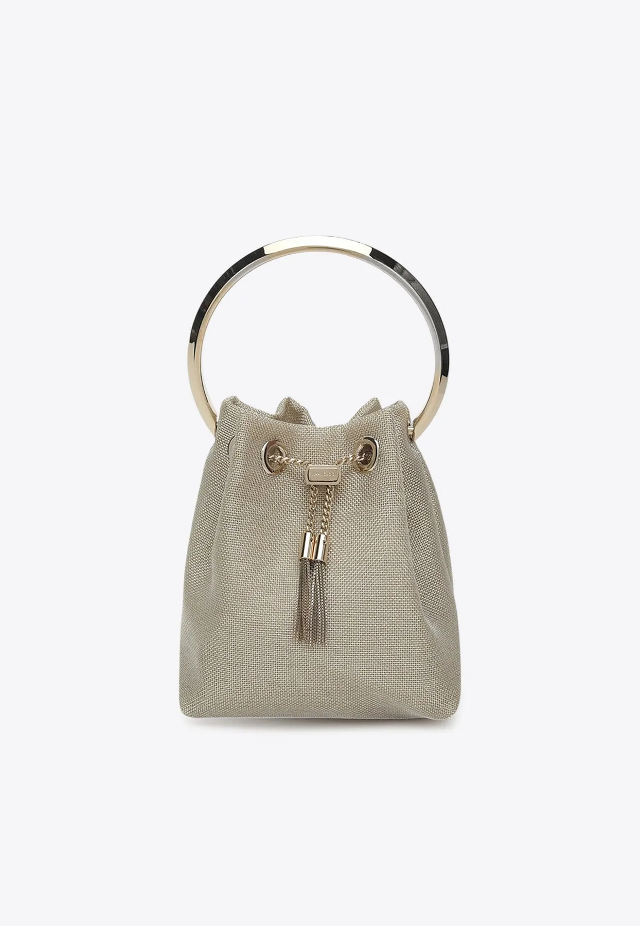 Bon Bon Metallic Mesh Bucket Bag