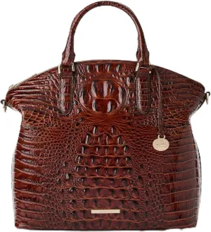 BRAHMIN Large Duxbury Satchel - Pecan Melbourne