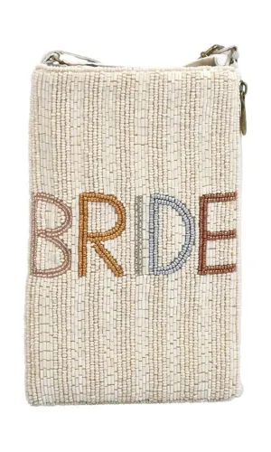 Bride Beaded Crossbody Bag